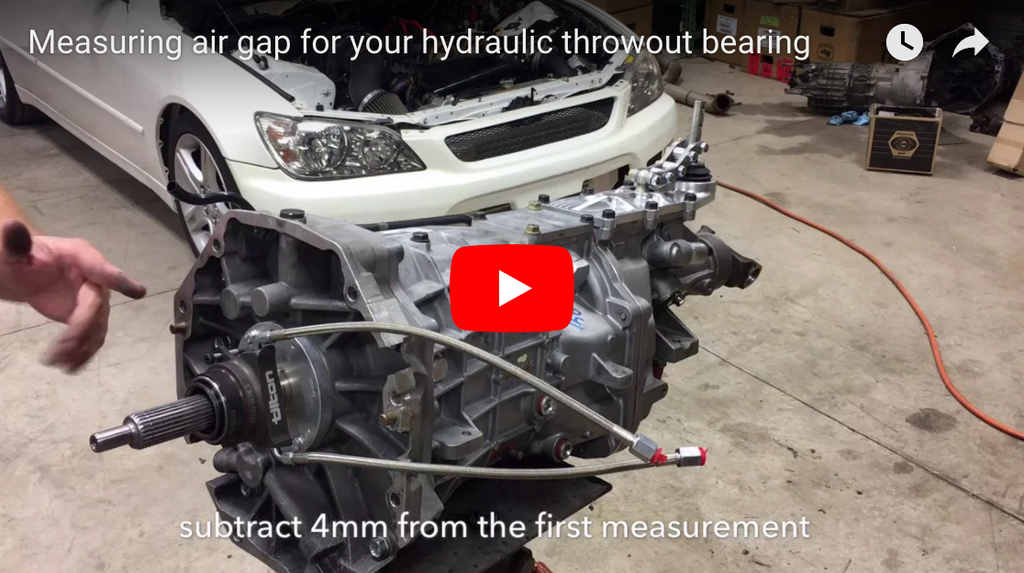 How To: Measure and set air gap for hydraulic release / throwout bearings