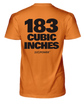 183 Cubic Inches T-shirt 2JZPOWER