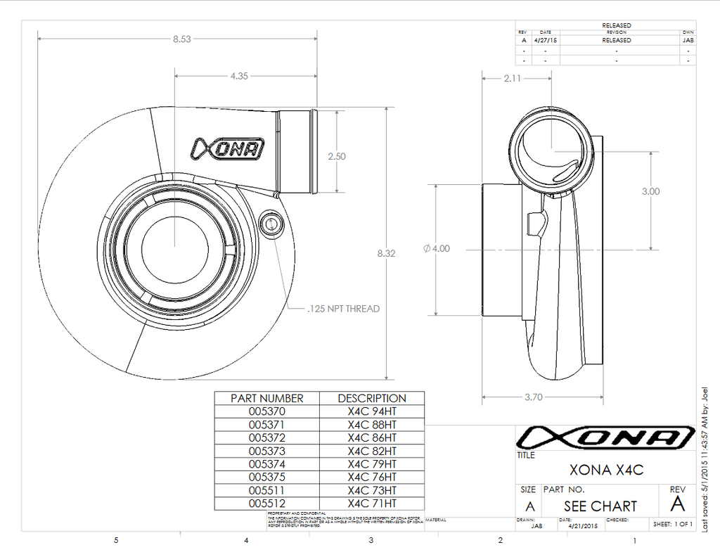 Xona Rotor 8264S Turbo